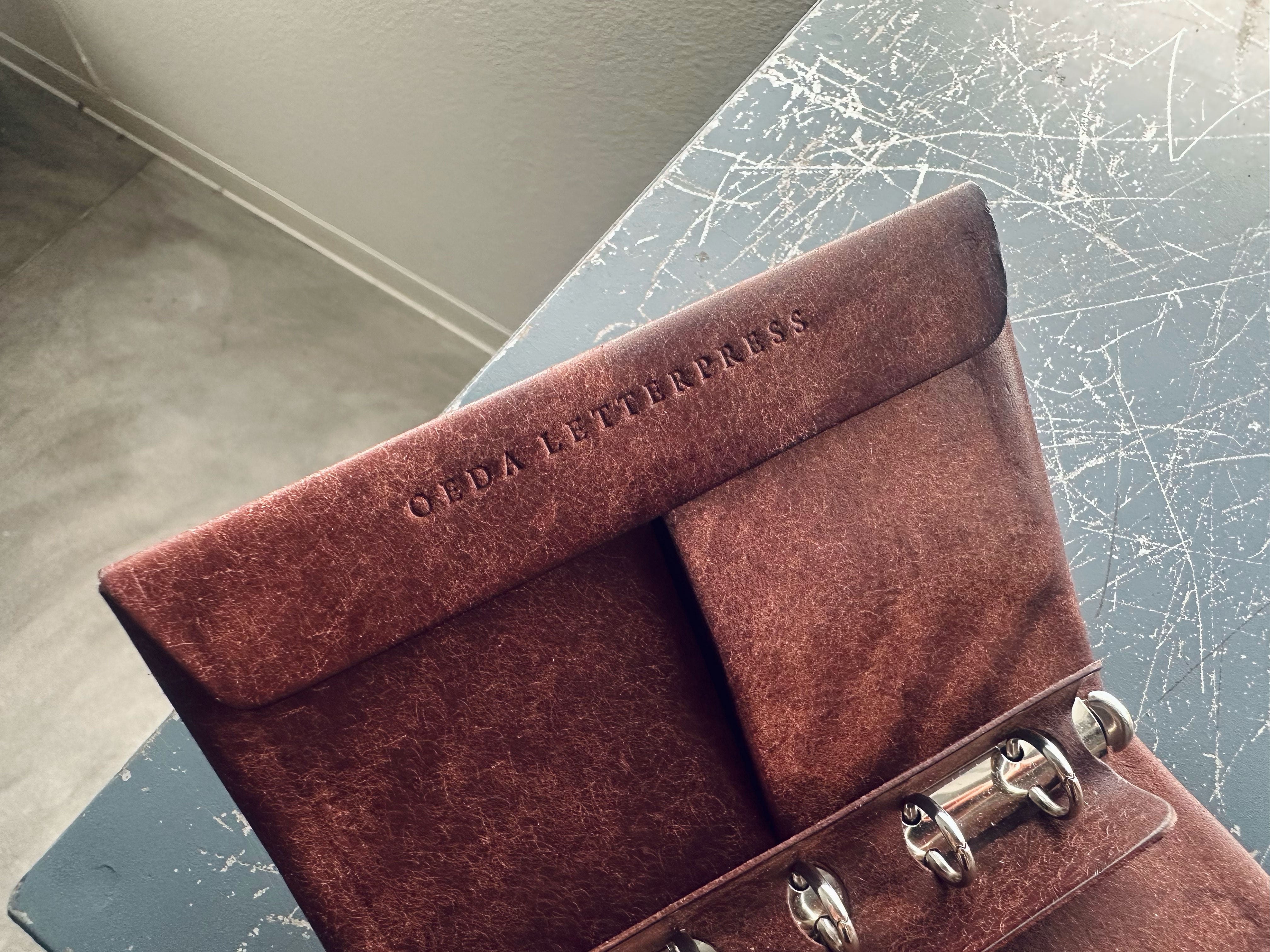 <予約販売> M5 DIARY LEATHER COVER 【Dark brown】※9月下旬より順次発送、他の商品同送不可