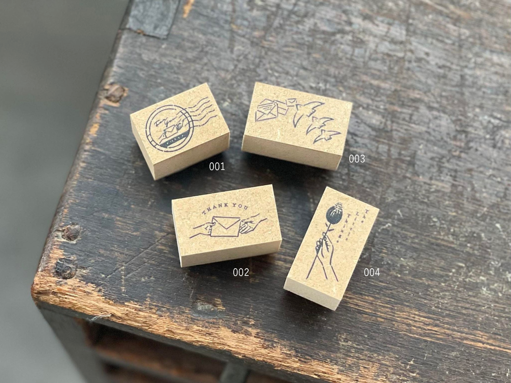 Original rubber stamp【Standard】001-004