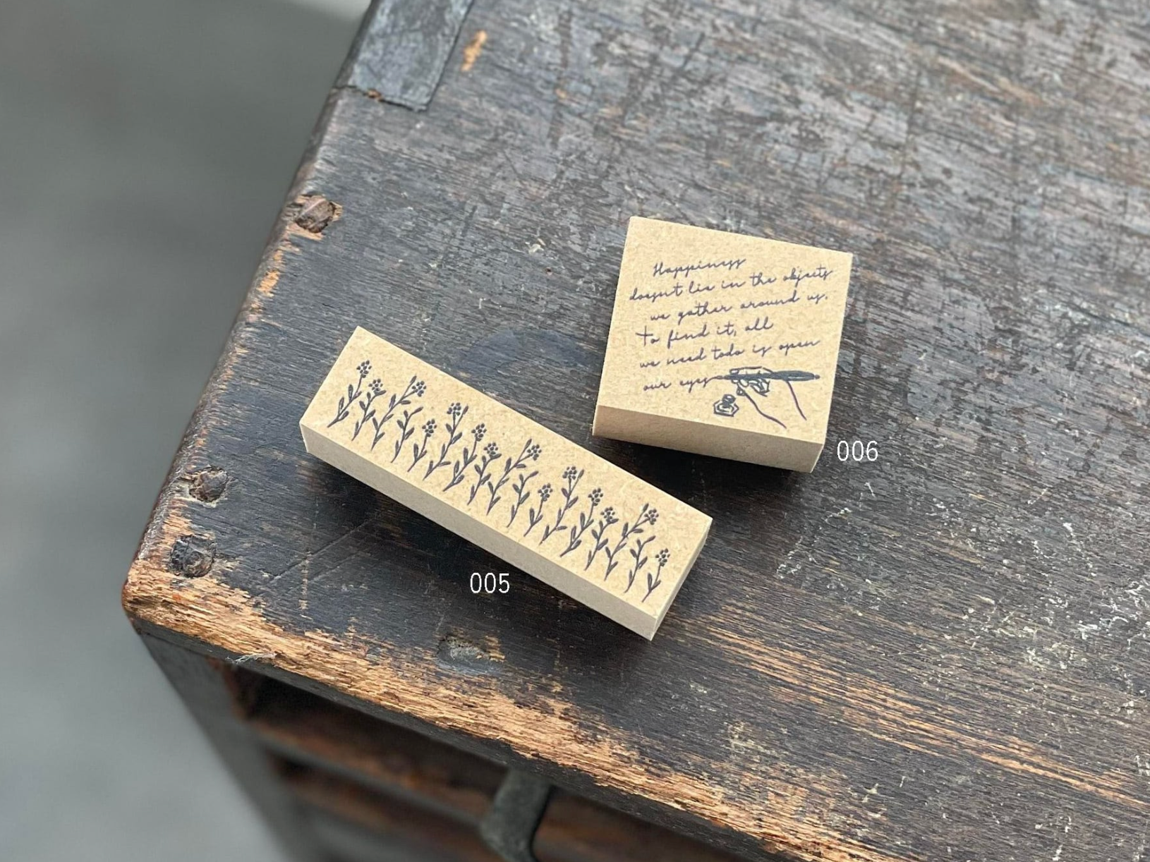 Original rubber stamp【Standard】 005-006