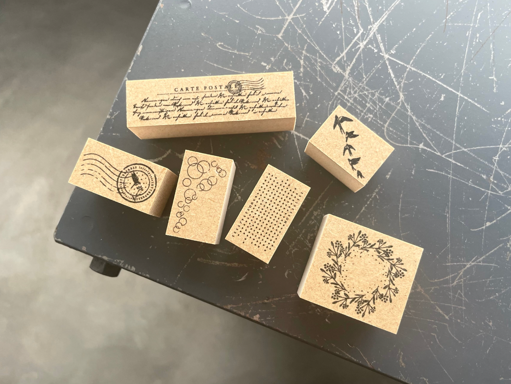Original rubber stamp box【Mellow】
