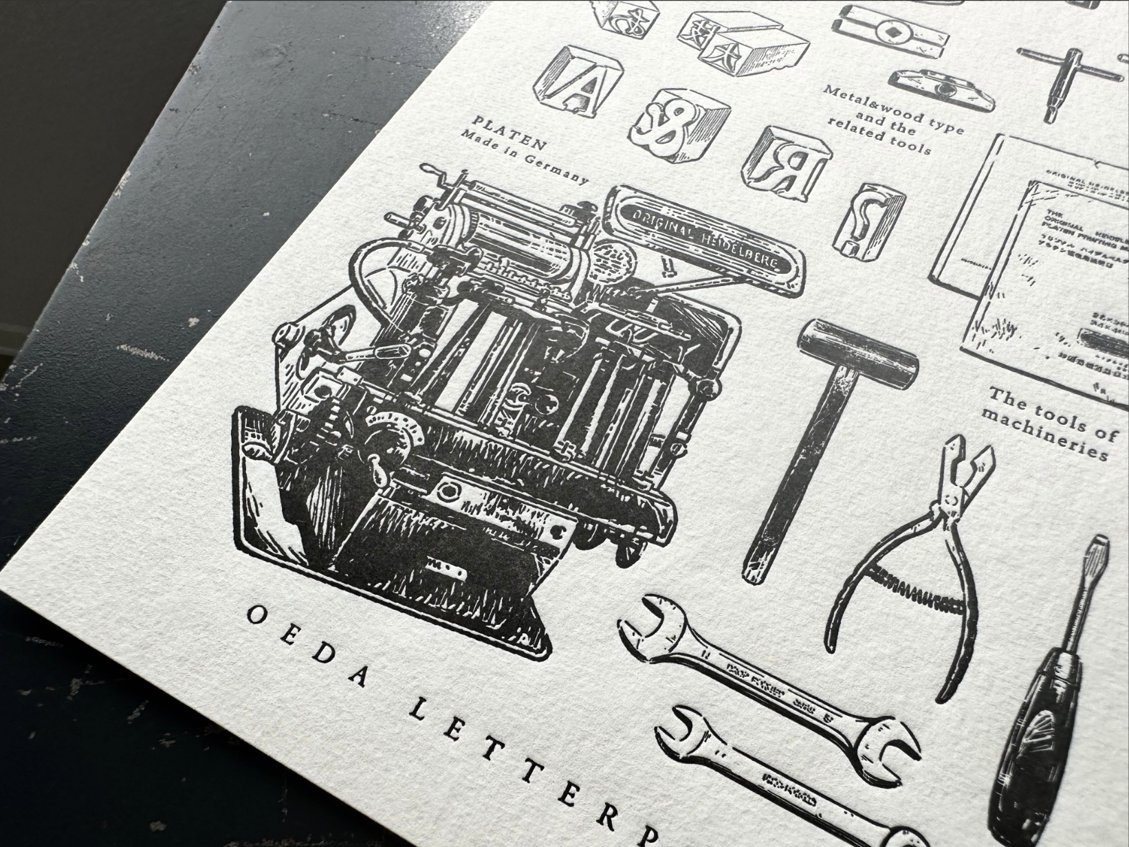 LETTERPRESS sticker sheet【LETTERPRESS】