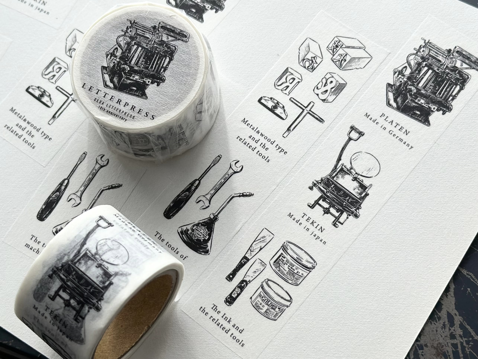 Masking tape【LETTERPRESS】