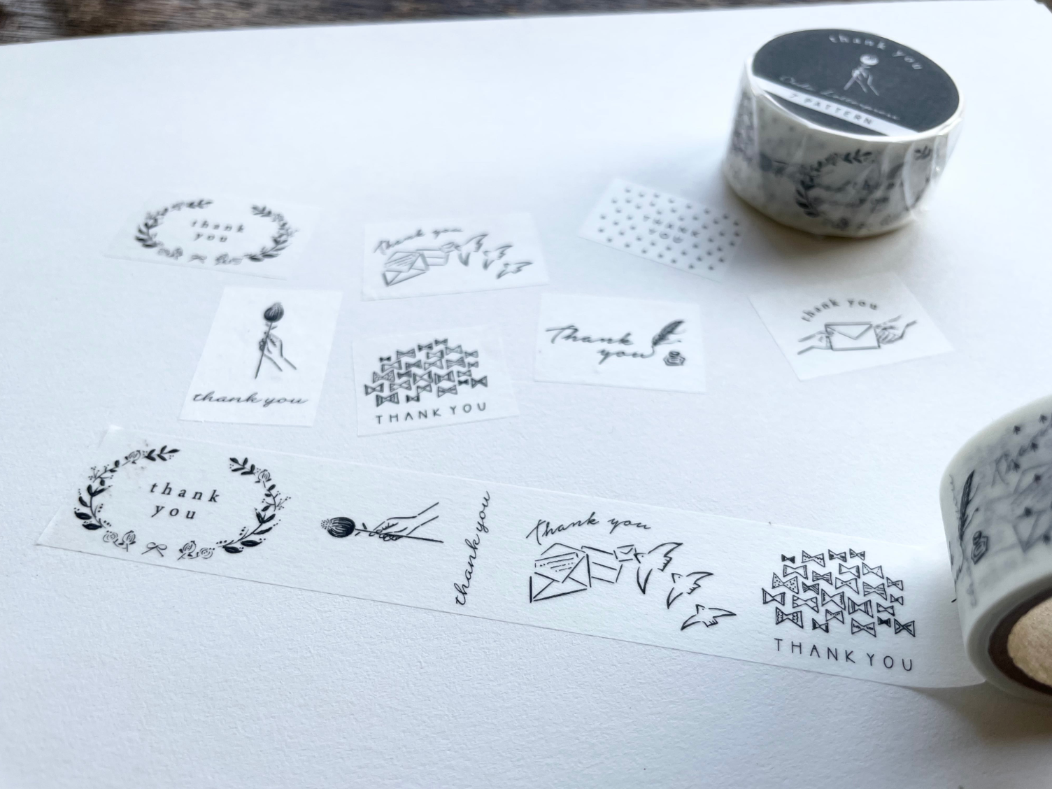 Masking tape【7pattern thank you】