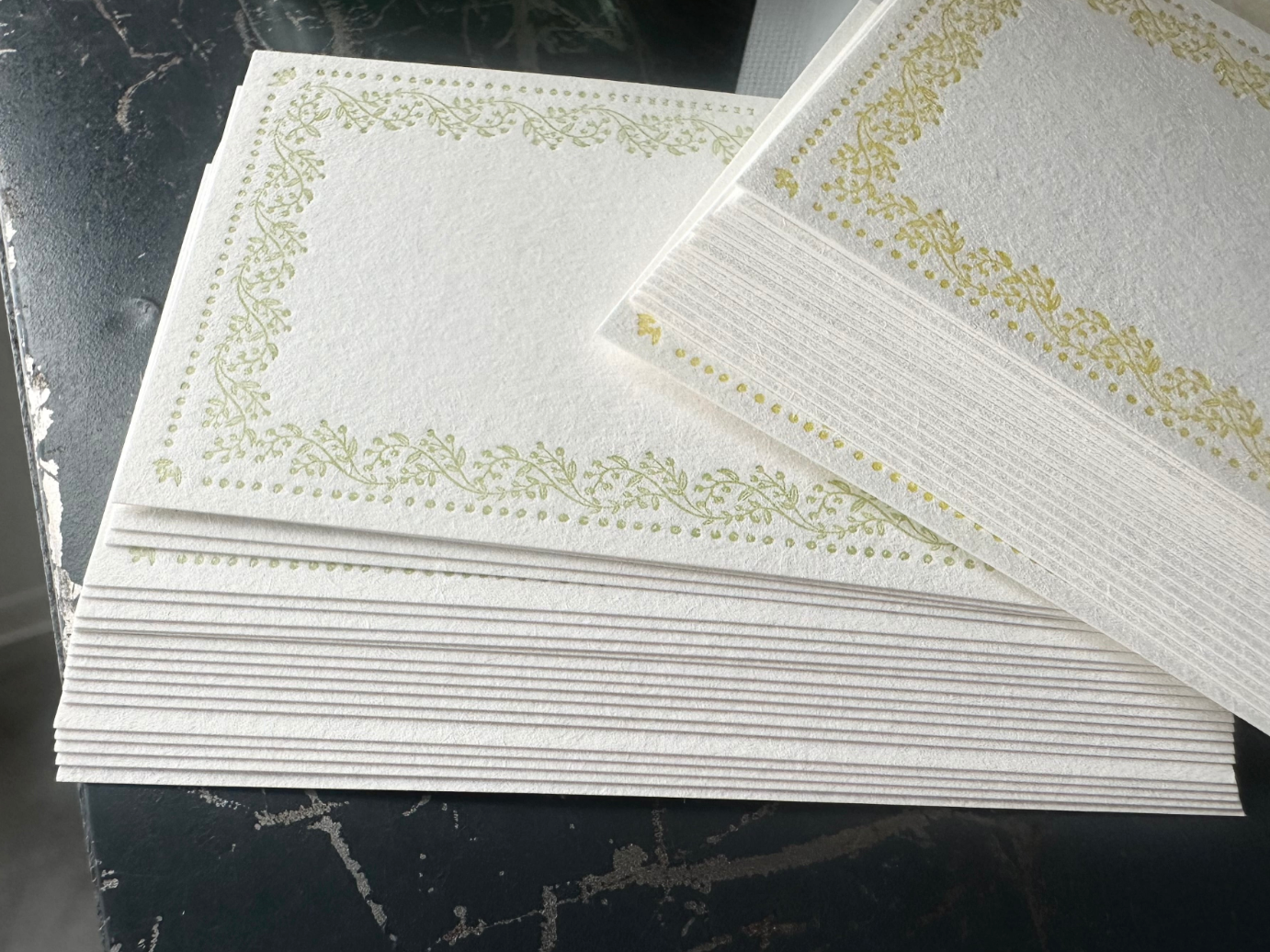 "NEW" 【限定販売】Memo card “VINE”限定色 ミモザカラー