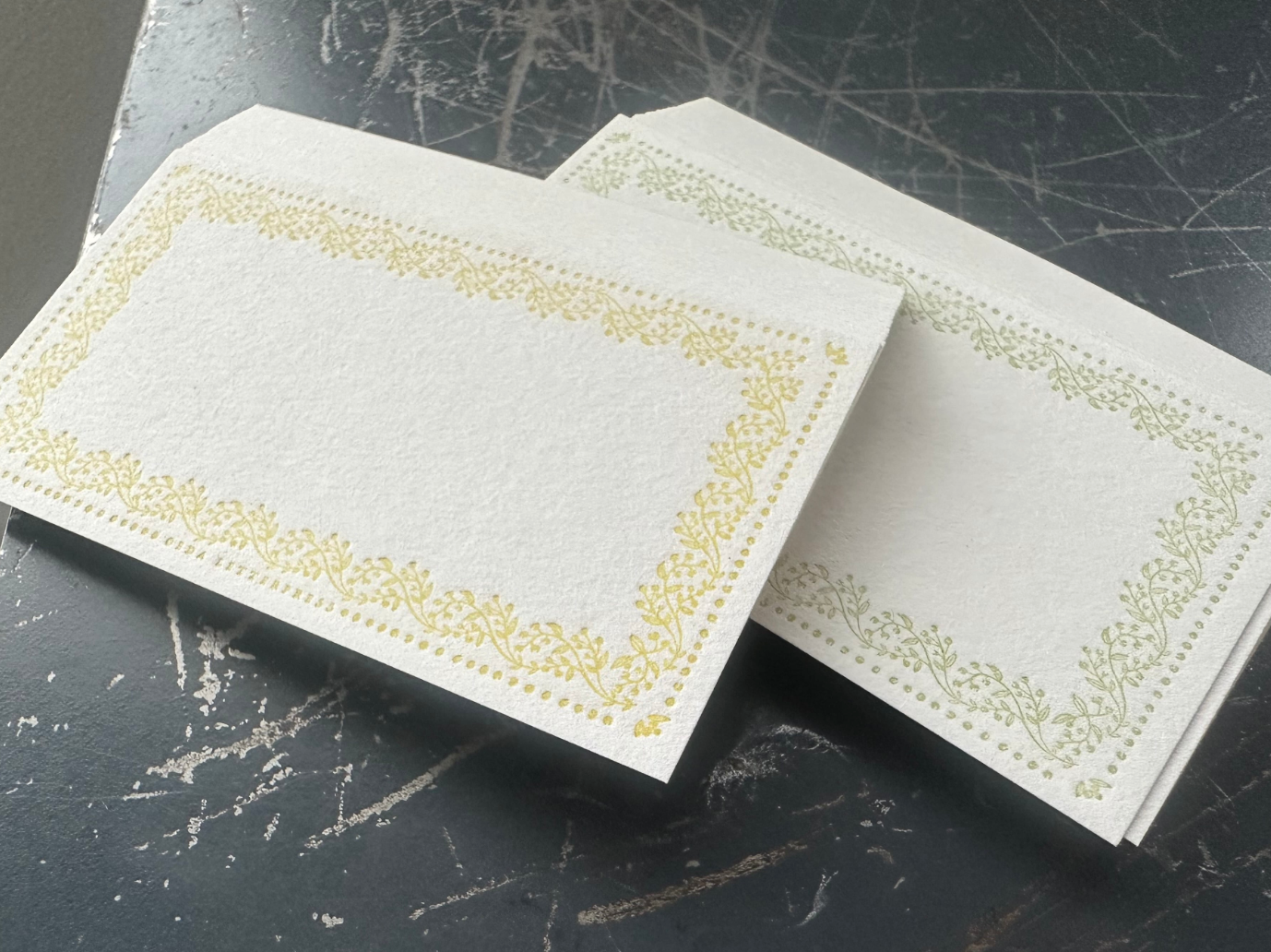 "NEW" 【限定販売】Memo card “VINE”限定色 ミモザカラー