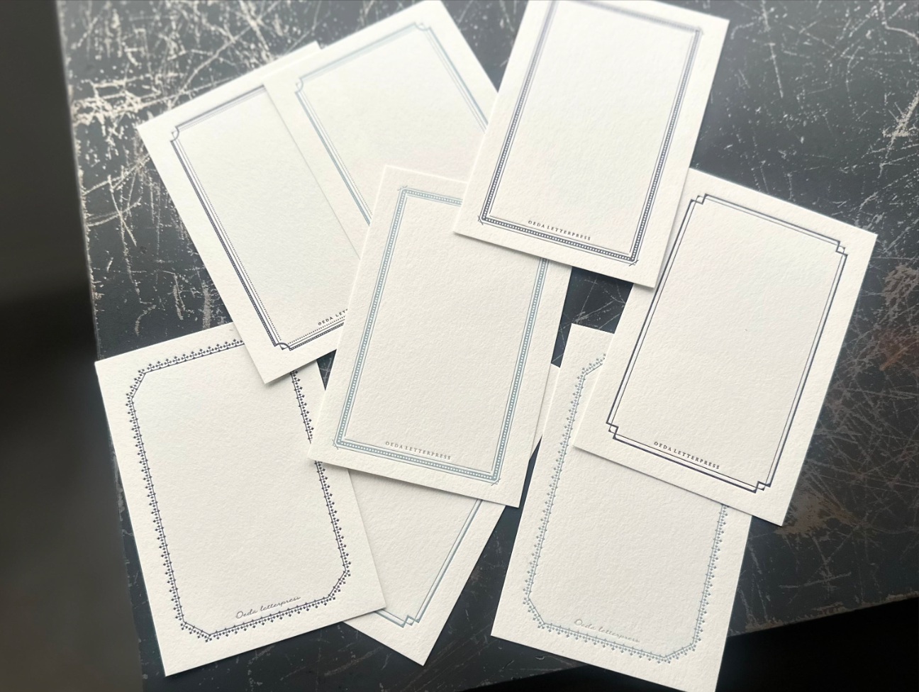 大型相框卡片套装【浅蓝&深蓝】