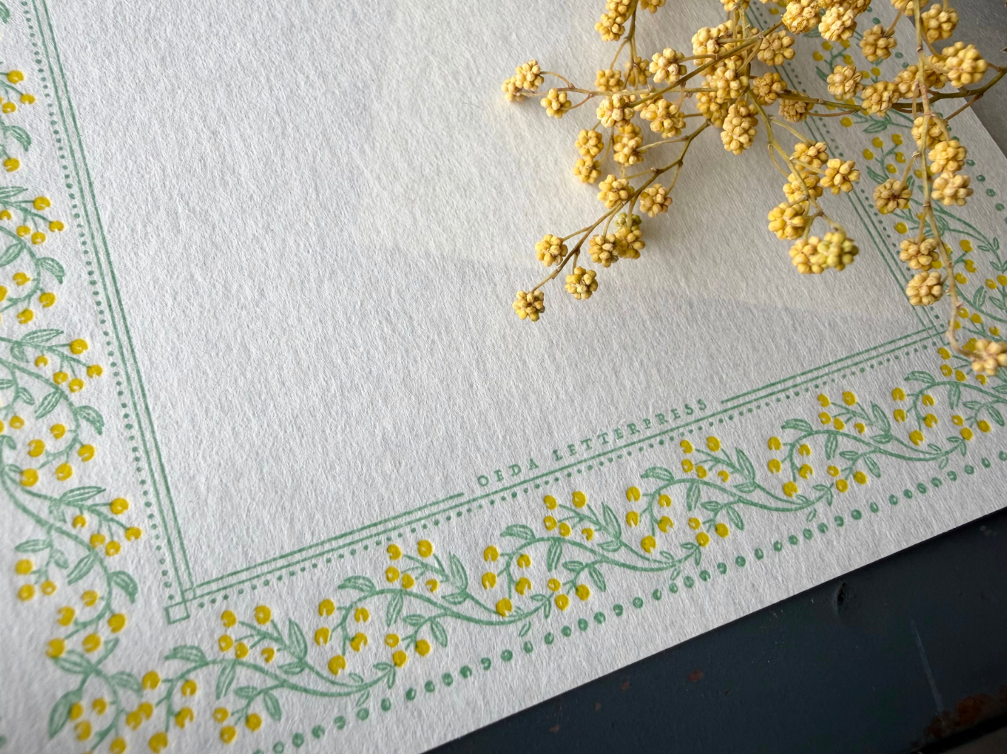 "NEW" Limited Edition ORIGAMI LETTER 【Mimoza color】