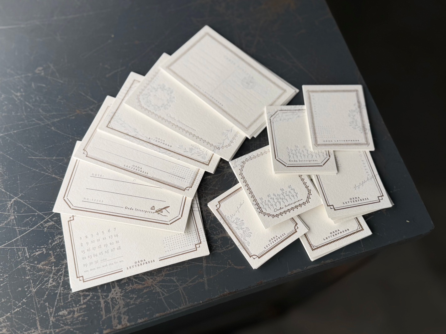 "Renewal" Assort card set / mellow silver (カード12種×6枚 計72枚入り)