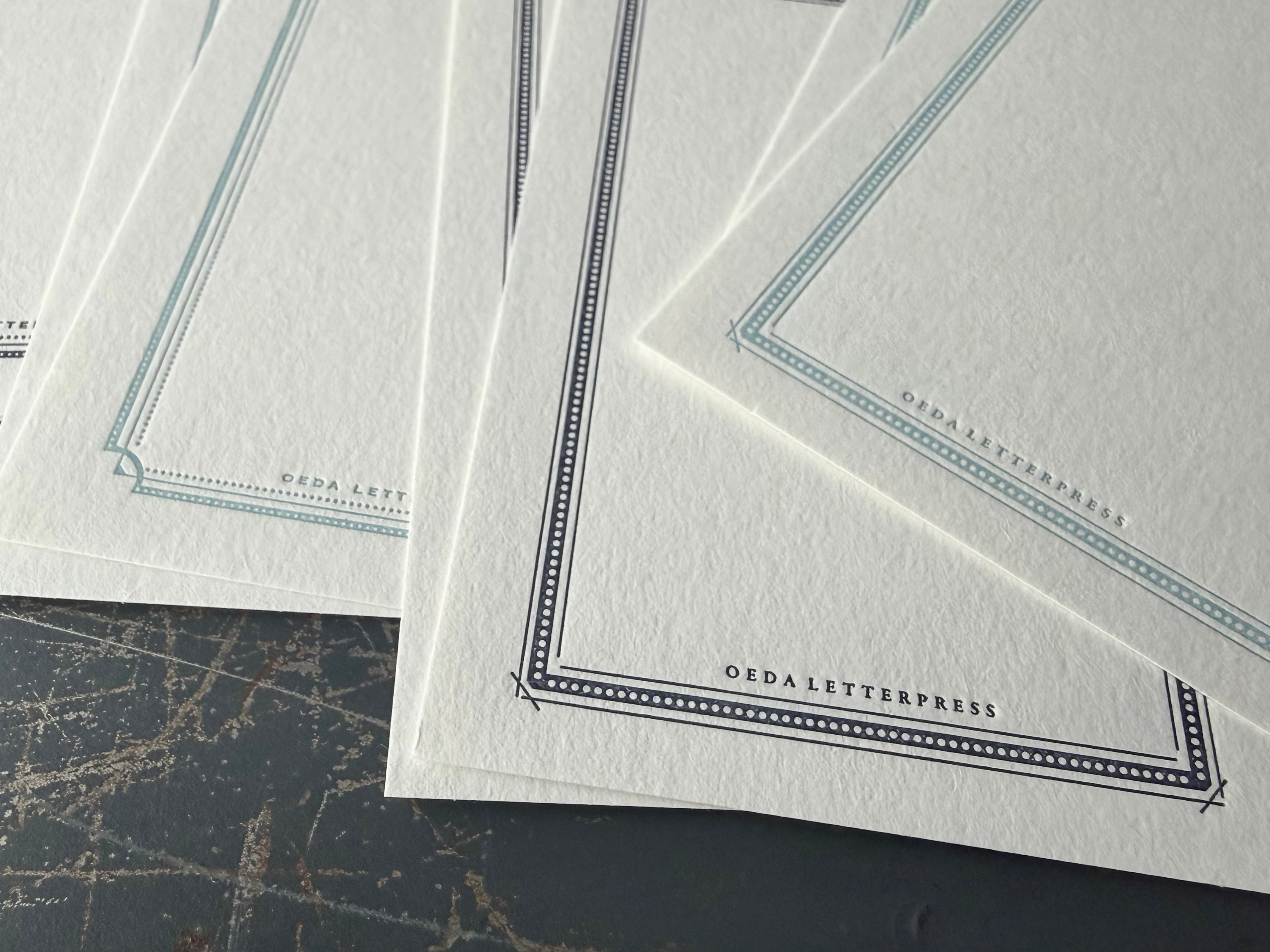 大型相框卡片套装【浅蓝&深蓝】