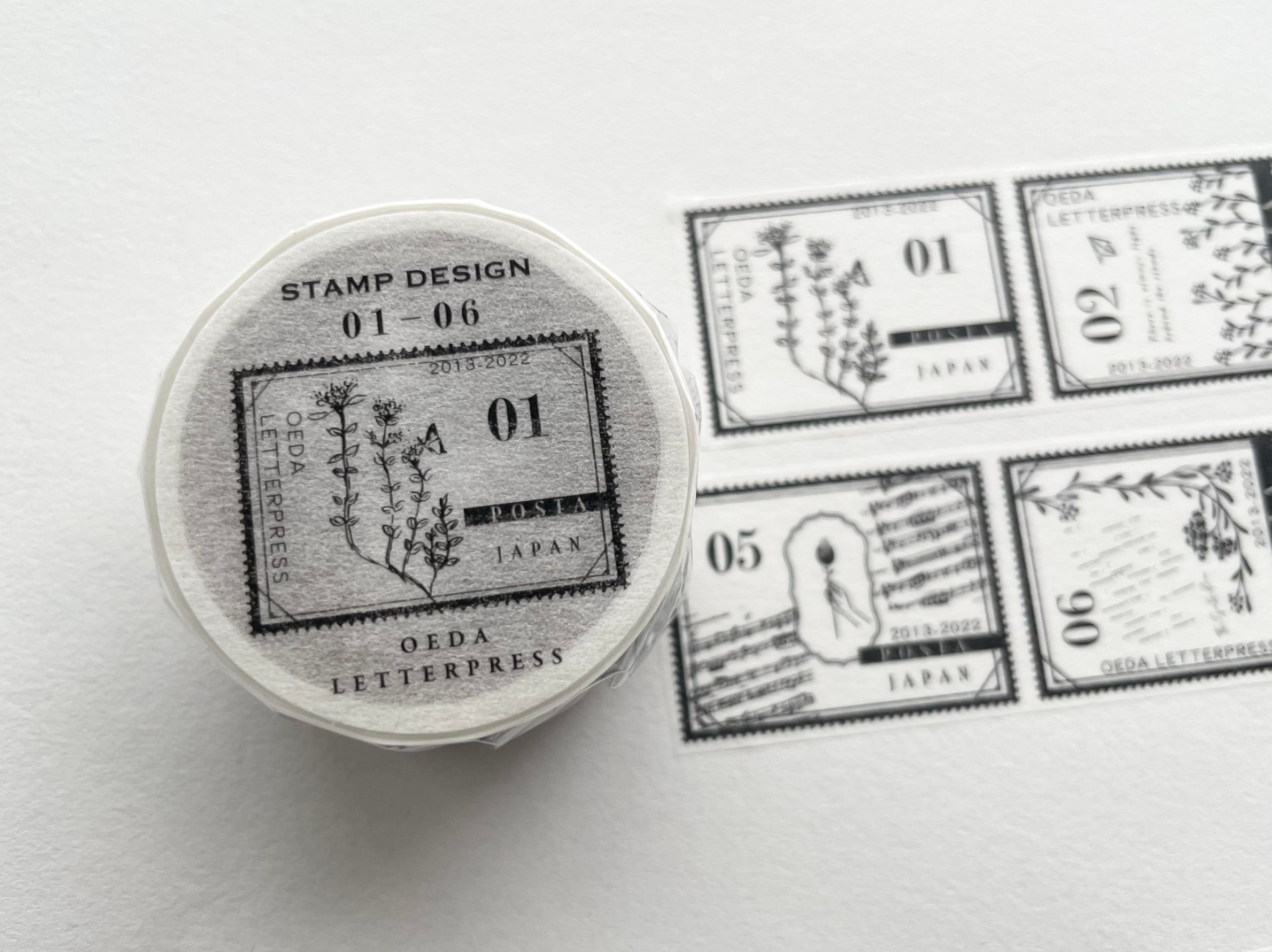 Masking tape [Stamp 01-06 / Stamp 07-12] 