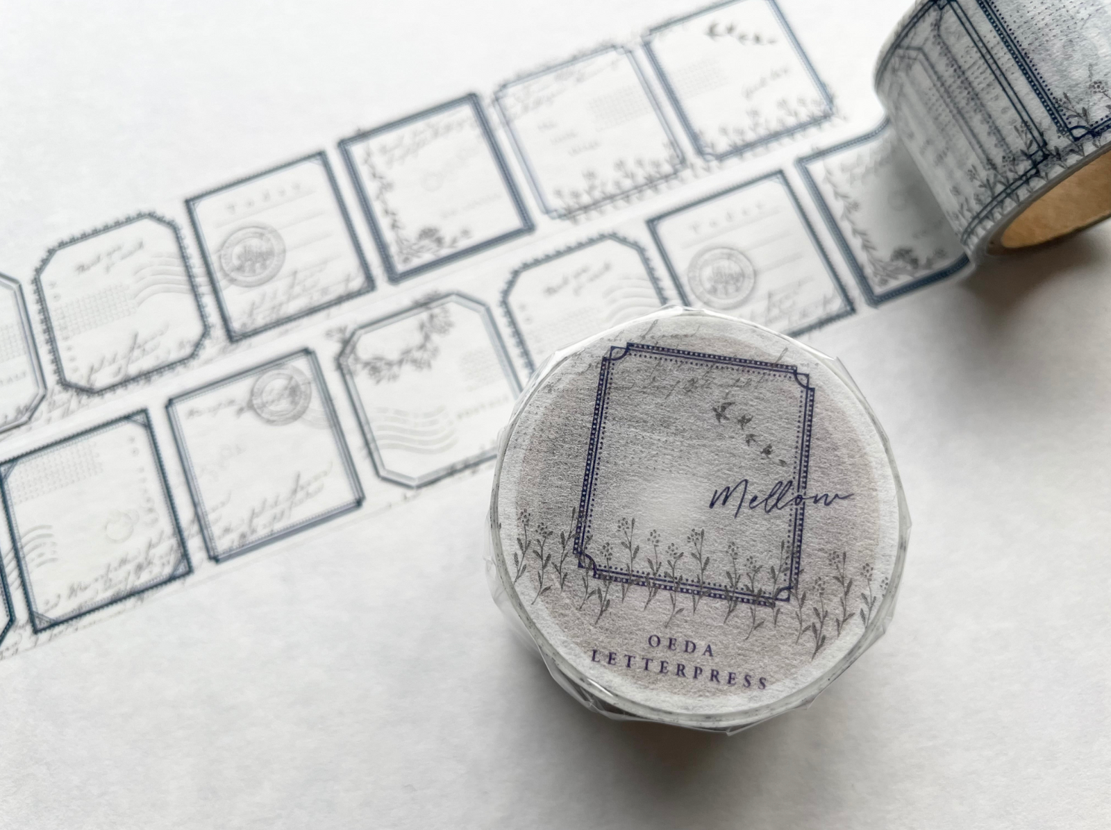 OEDA LETTERPRESS Washi Tape - Mellow Dark Blue