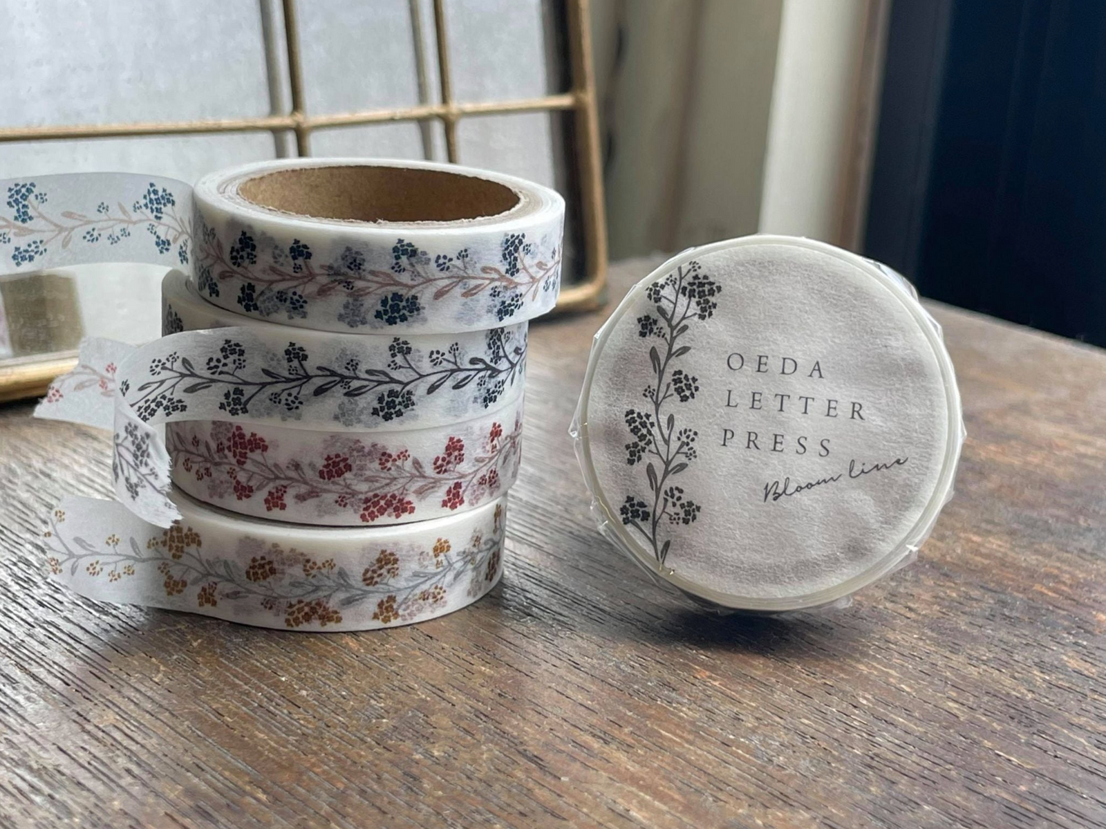 OEDA LETTERPRESS Washi Tape - Bloom Line (1cm)
