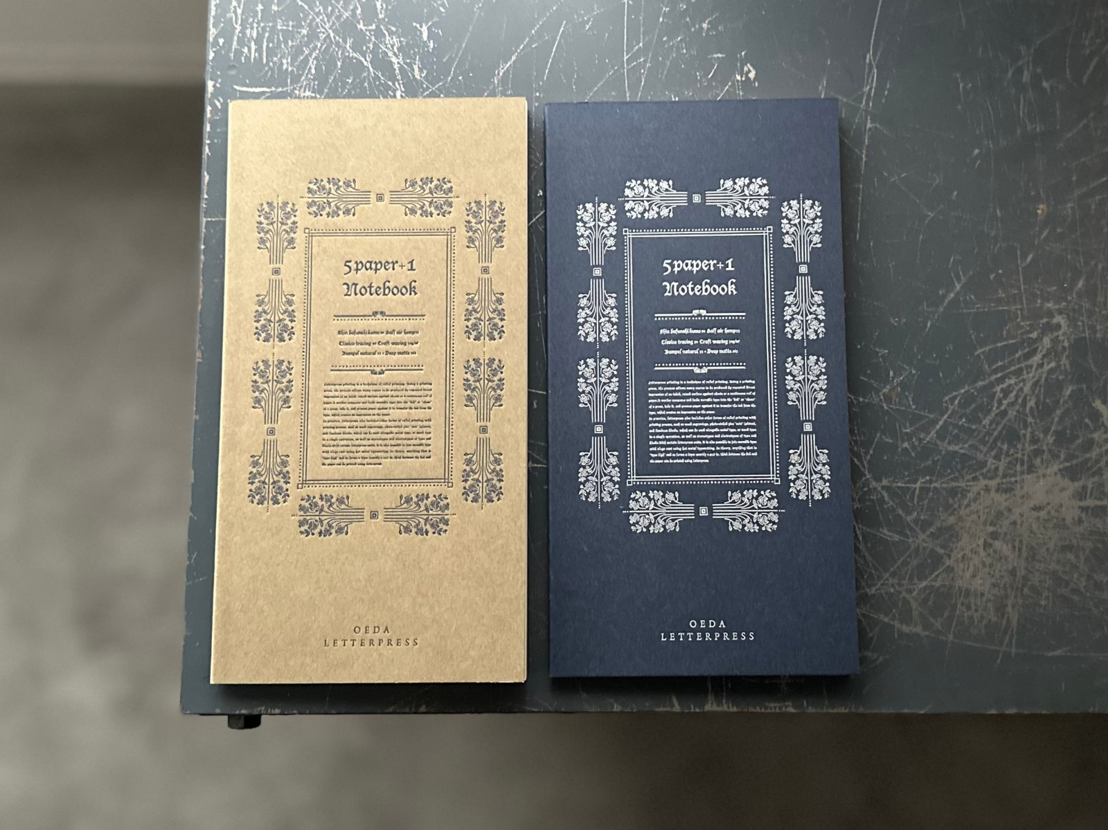 OEDA LETTERPRESS 5 Paper Notebook (Blank)