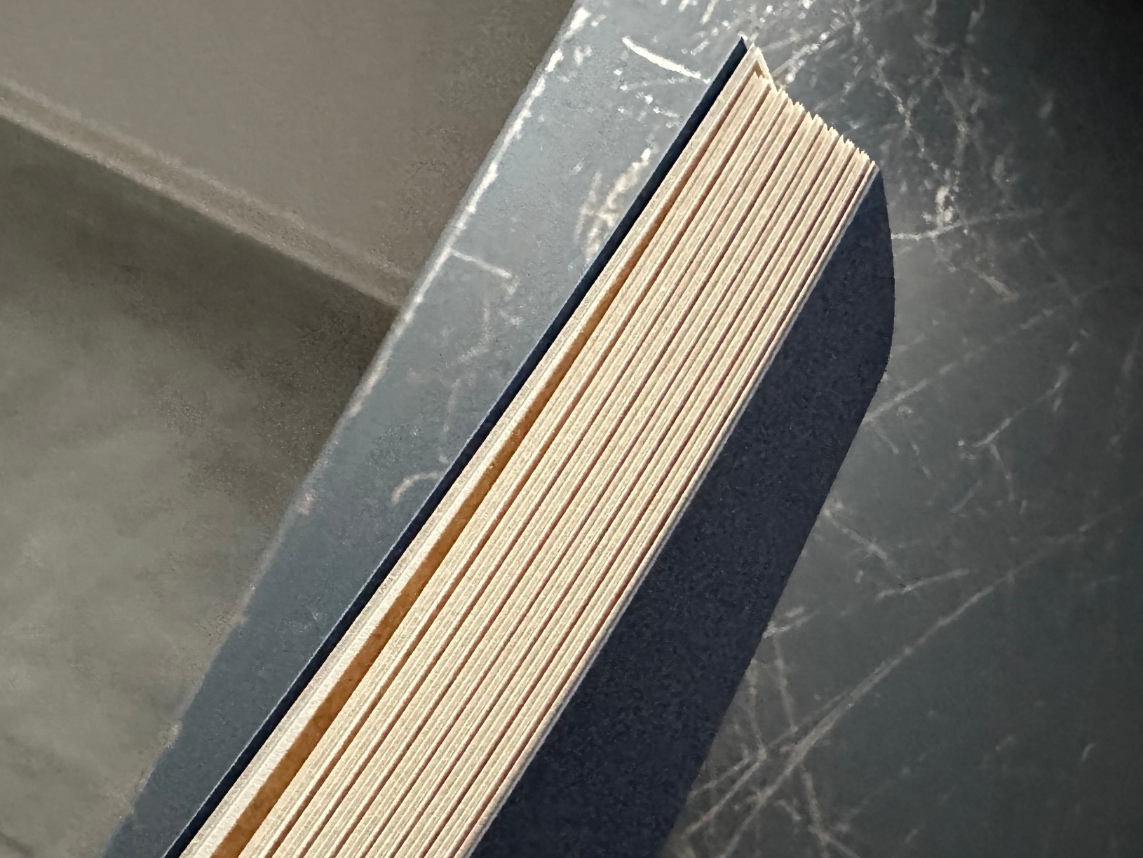 5paper notebook【Dark blue / Cork】