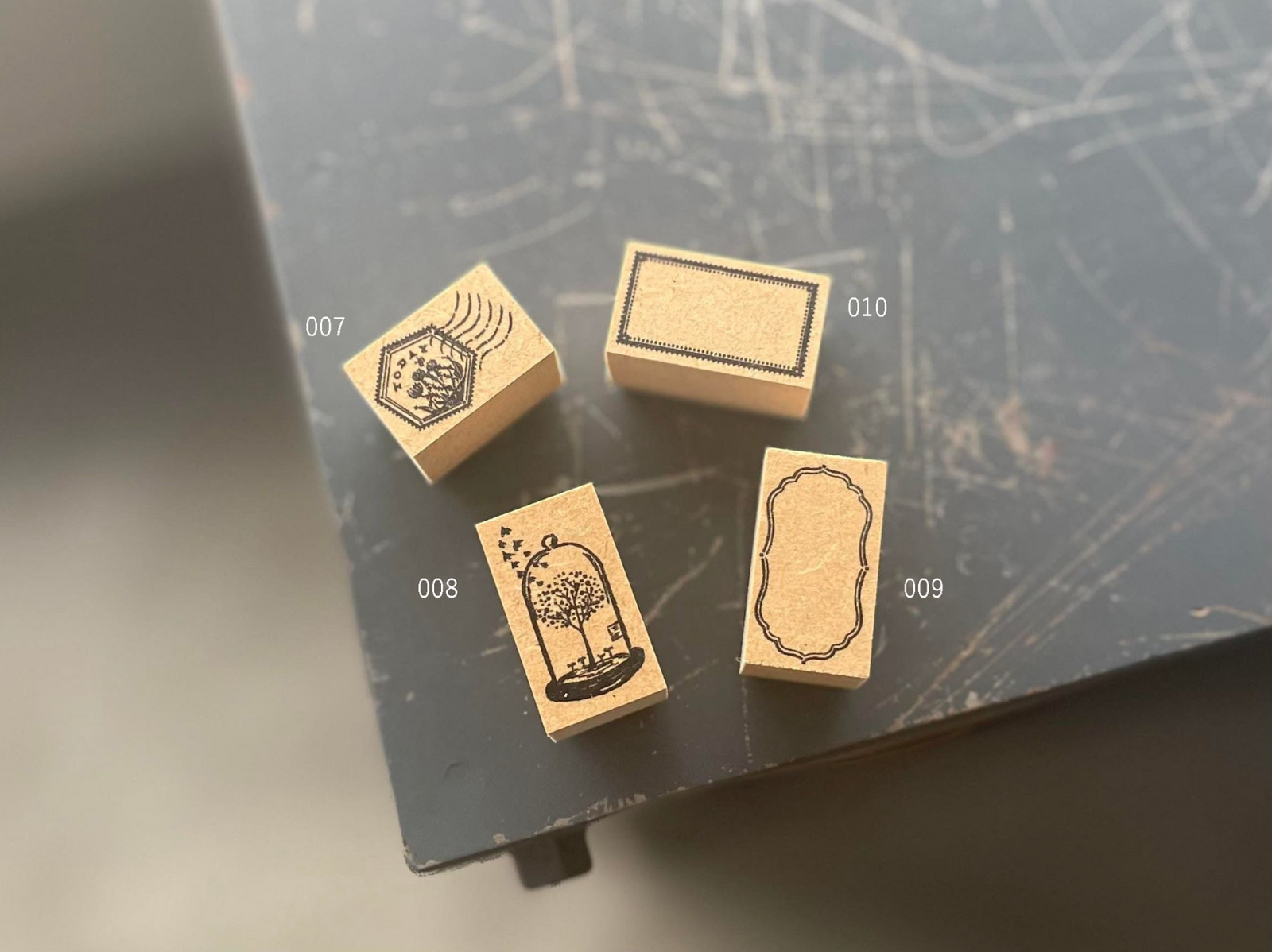 OEDA LETTERPRESS Original Rubber Stamp 007-010