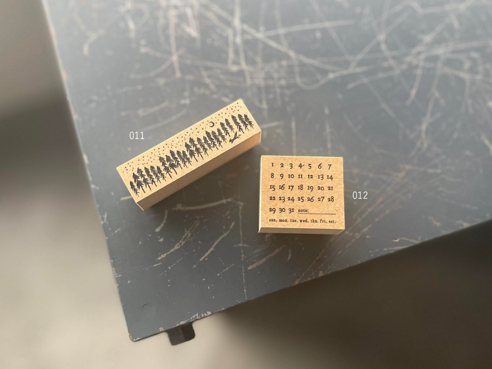 OEDA LETTERPRESS Journal Rubber Stamp 011-012