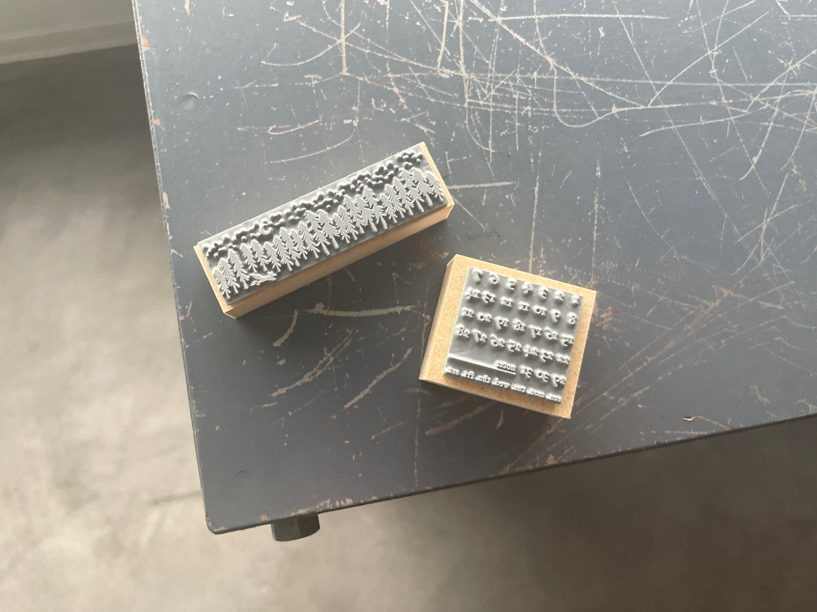 OEDA LETTERPRESS Journal Rubber Stamp 011-012