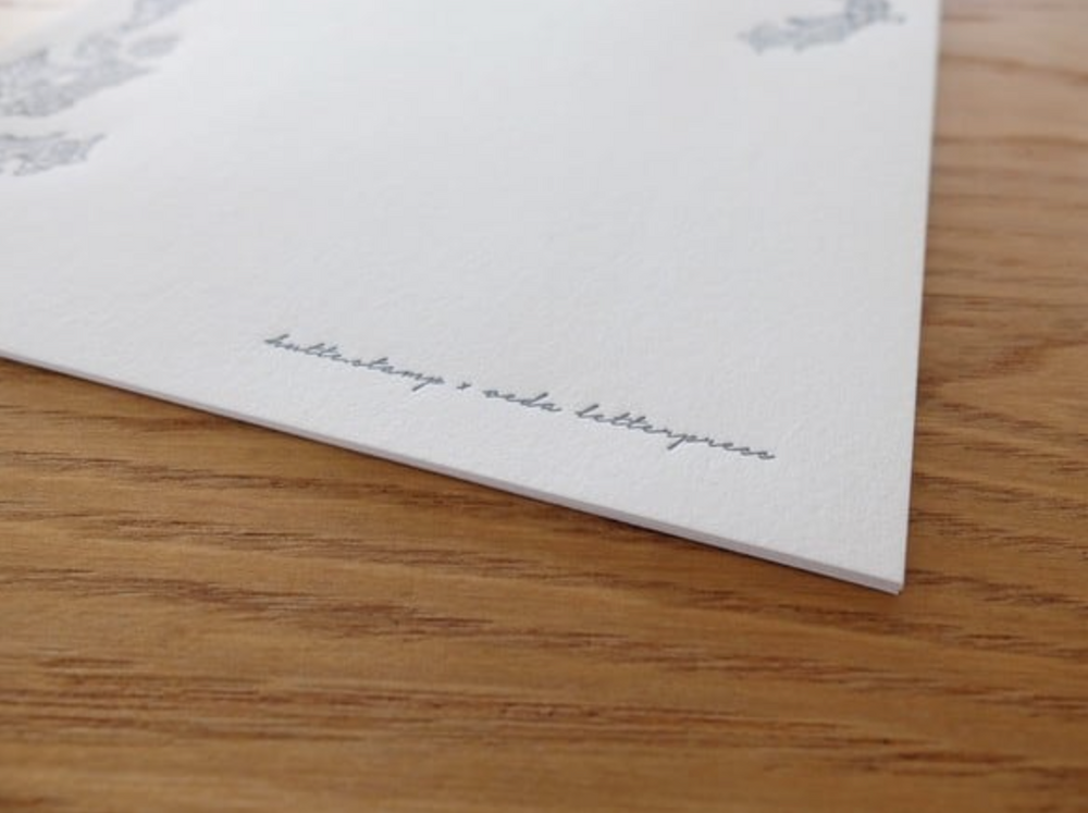 OEDA LETTERPRESS Letter Set - Wild Berry
