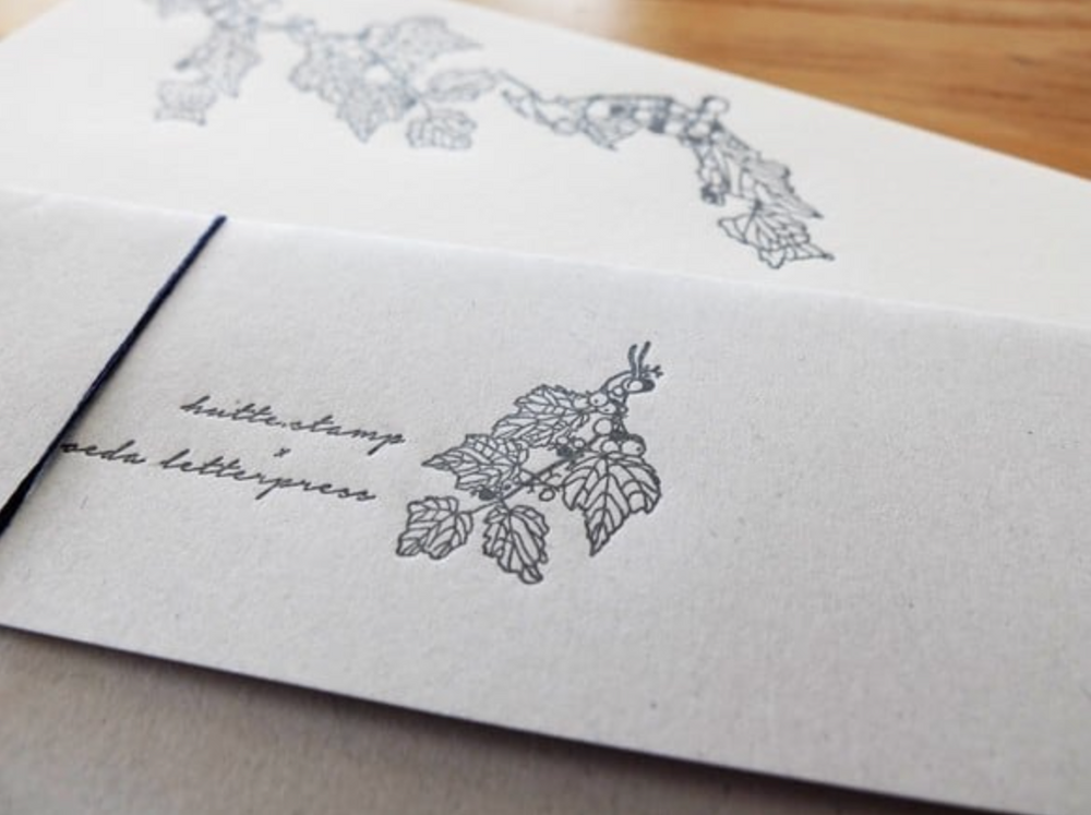 OEDA LETTERPRESS Letter Set - Wild Berry