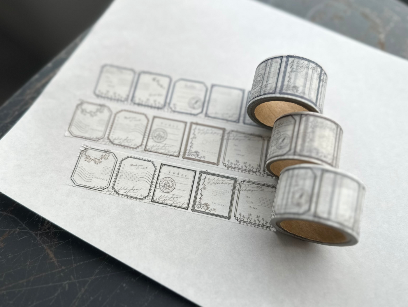 OEDA LETTERPRESS Washi Tape - Mellow Dark Blue