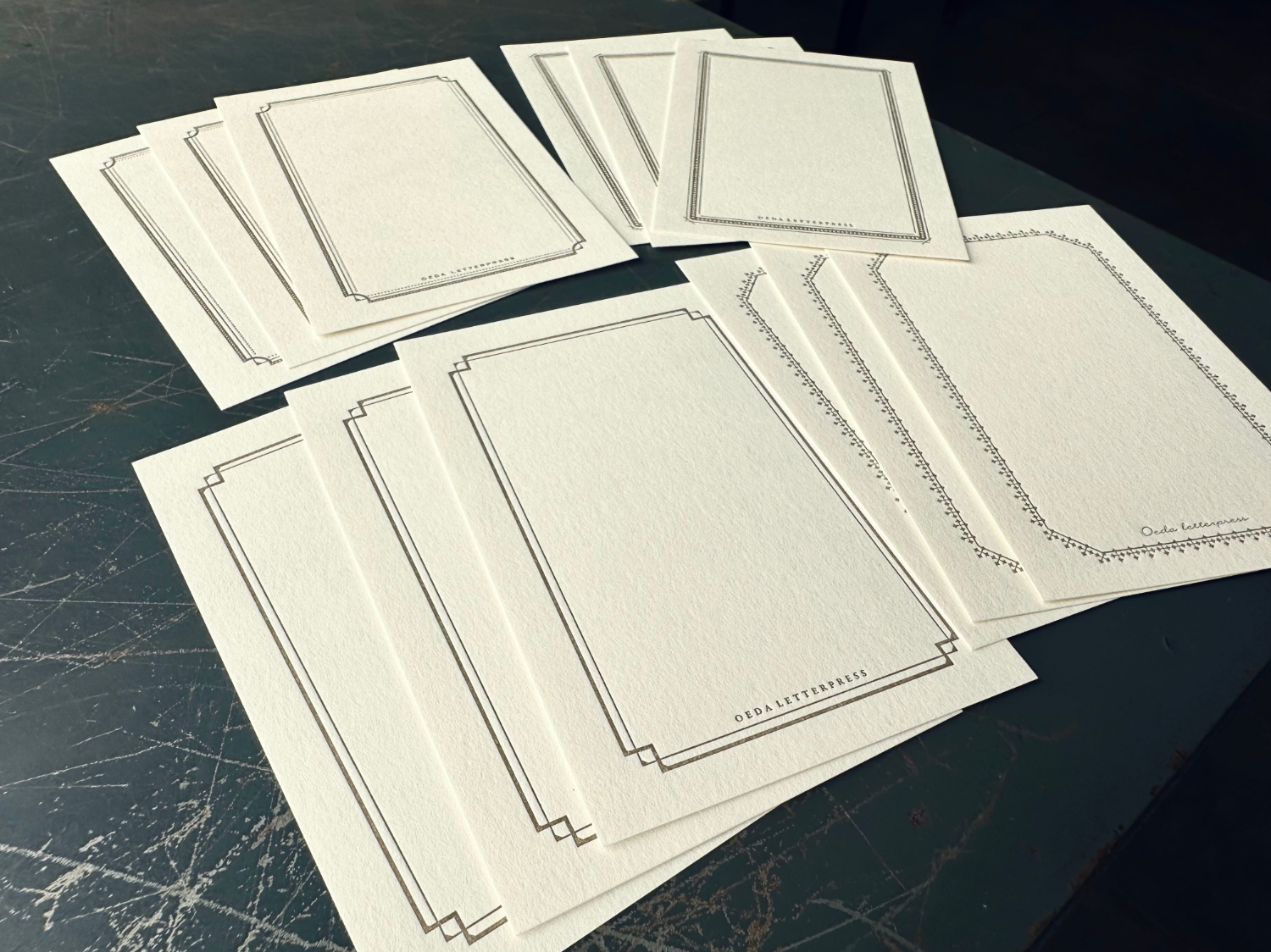 【数量限定】Large frame card set Bronze / Black（各12枚入り）