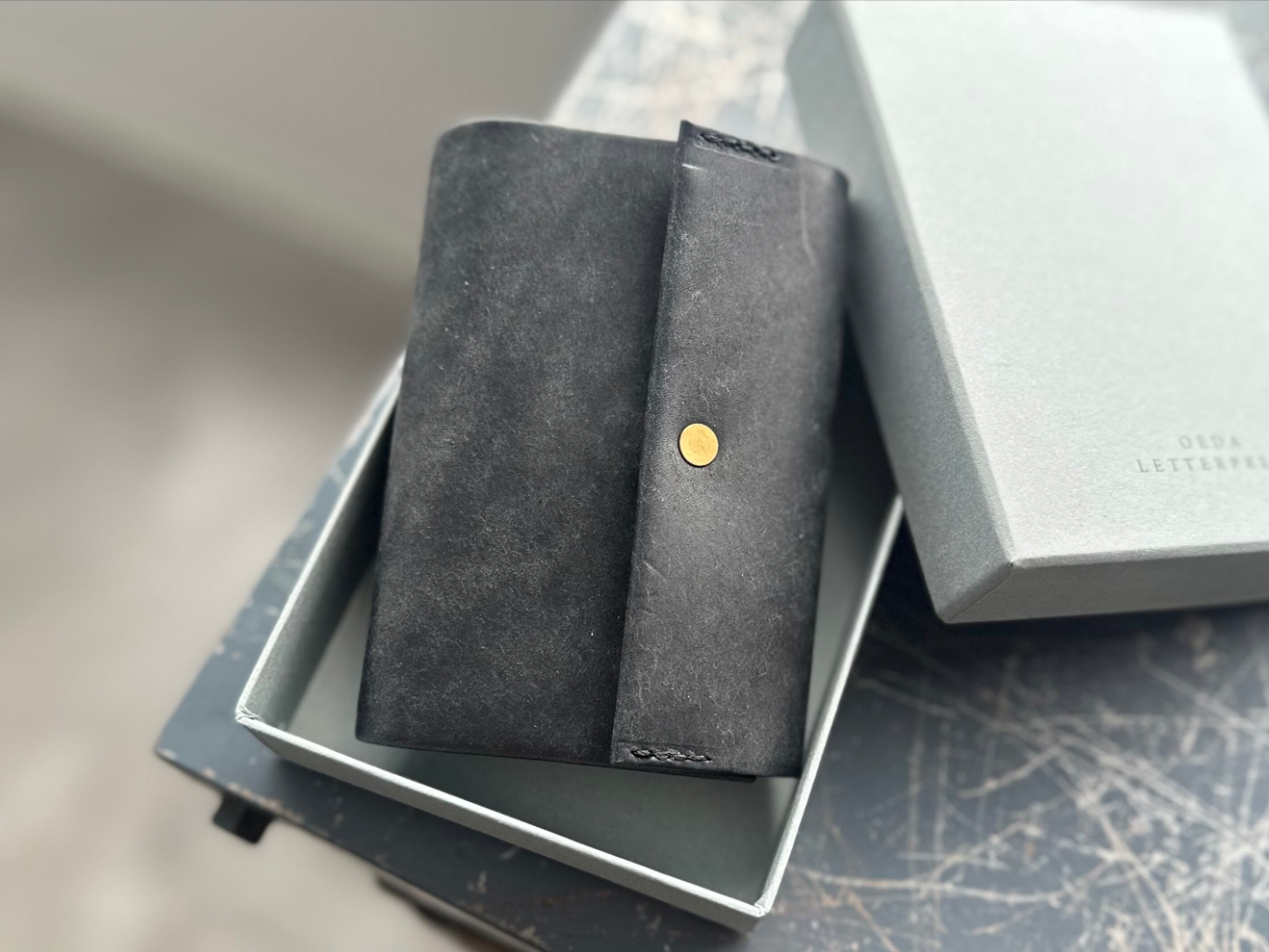 ＜予約販売＞ M5 DIARY LEATHER COVER 【Black】※9月下旬より順次発送、他の商品同送不可