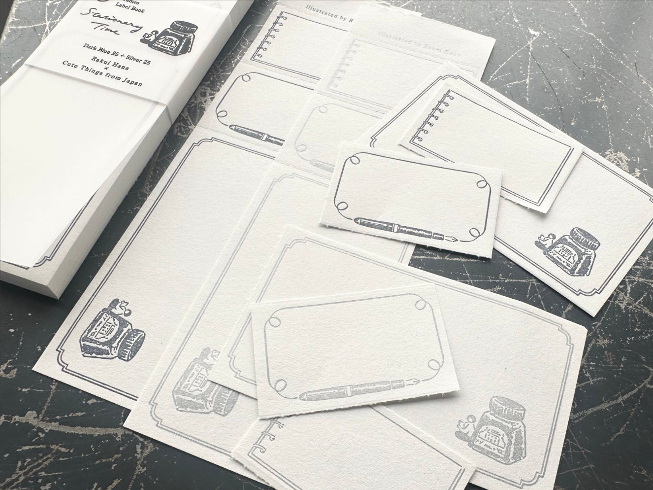 ”NEW" "Cute Things from Japan コラボ" Label book 【Coffee time/Stationery time】