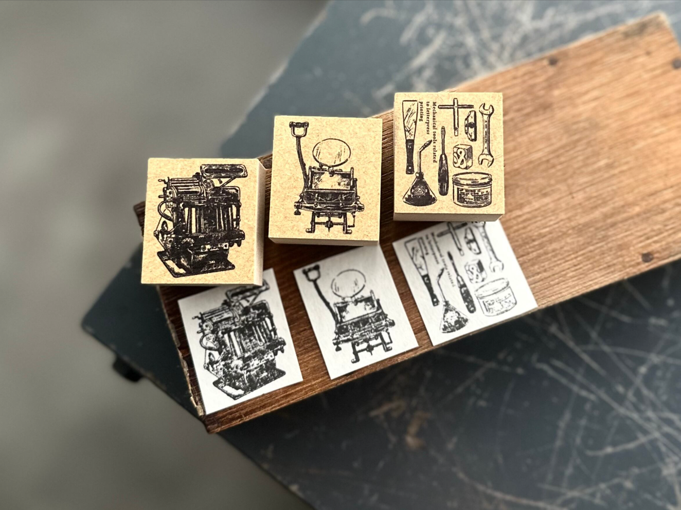 ”NEW" LETTERPRESS tools stamp【Platen/Tekin/Dougu】