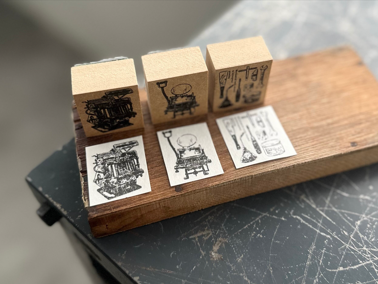 ”NEW" LETTERPRESS tools stamp【Platen/Tekin/Dougu】
