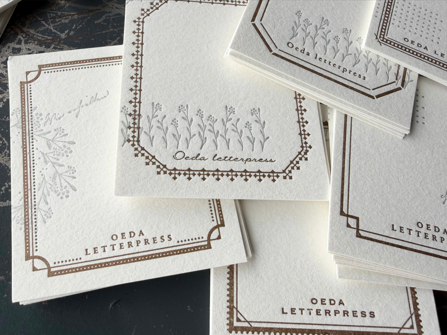 "Renewal" Assort card set / mellow silver （カード12種×6枚 計72枚入り）