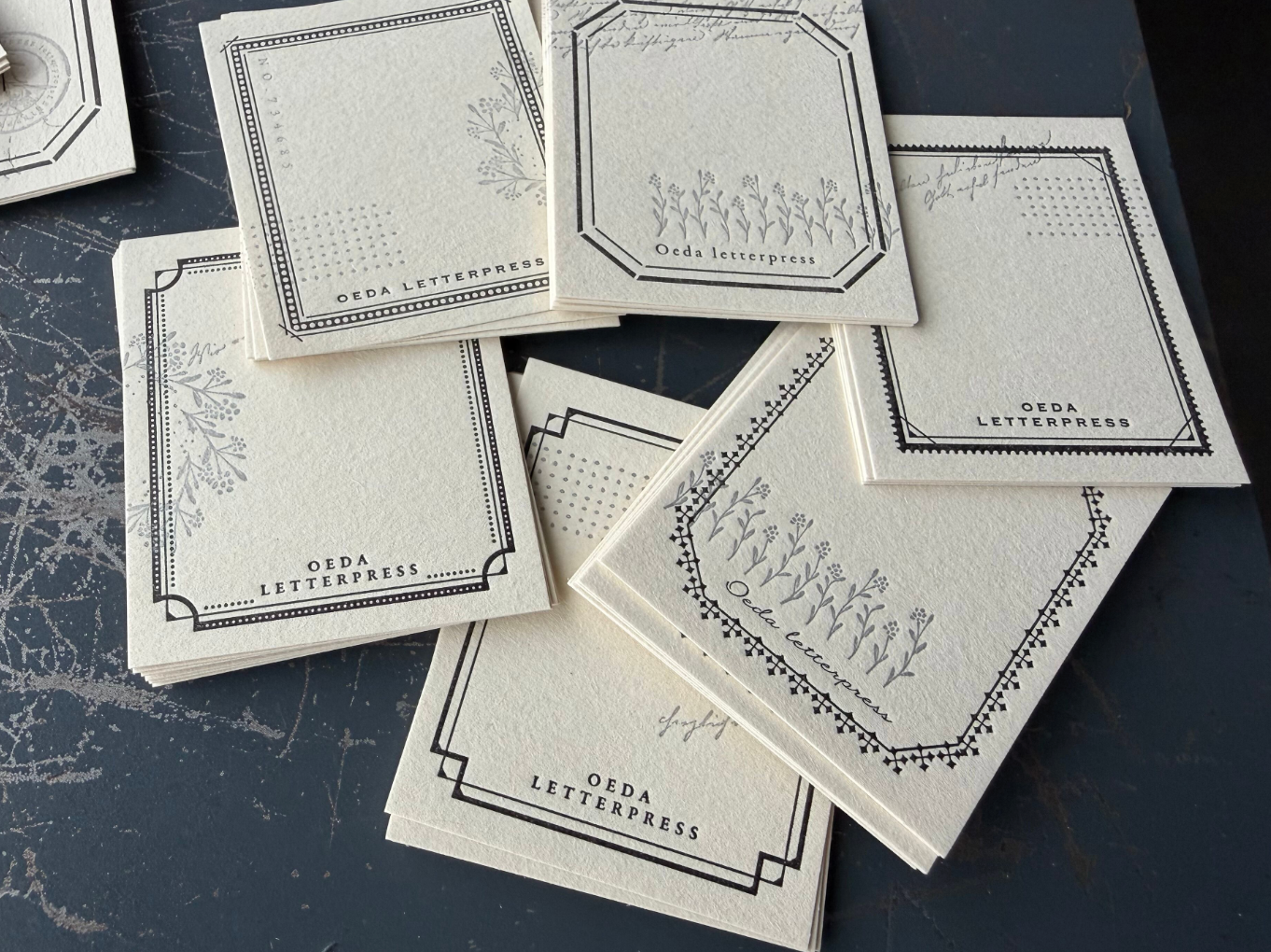 "NEW" Limited Edition  Assort card set / mellow Black（カード12種×6枚 計72枚入り）