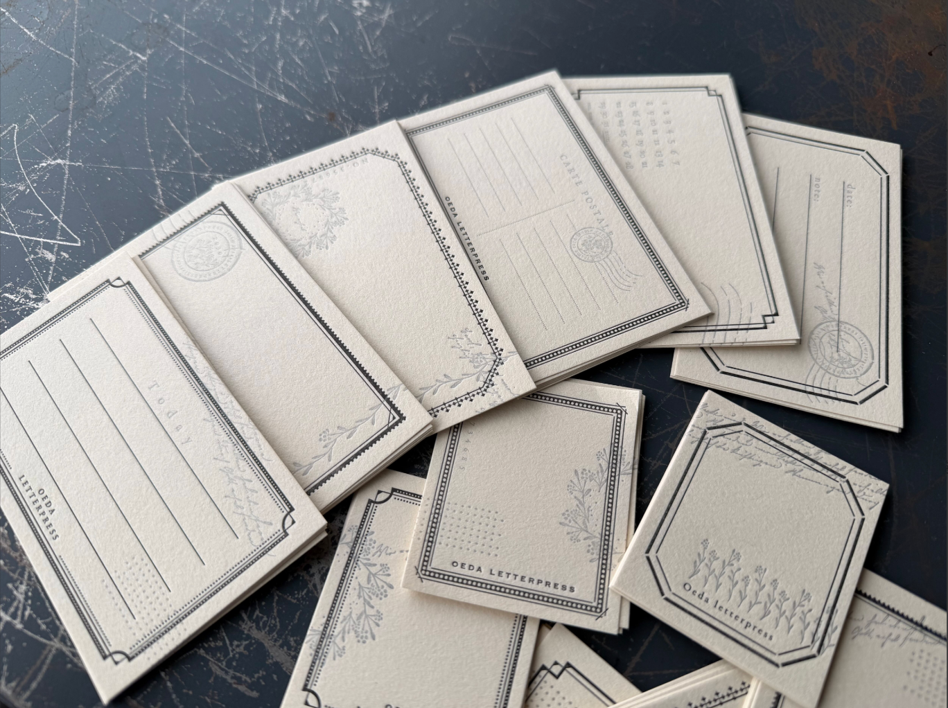 "NEW" Limited Edition  Assort card set / mellow Black（カード12種×6枚 計72枚入り）