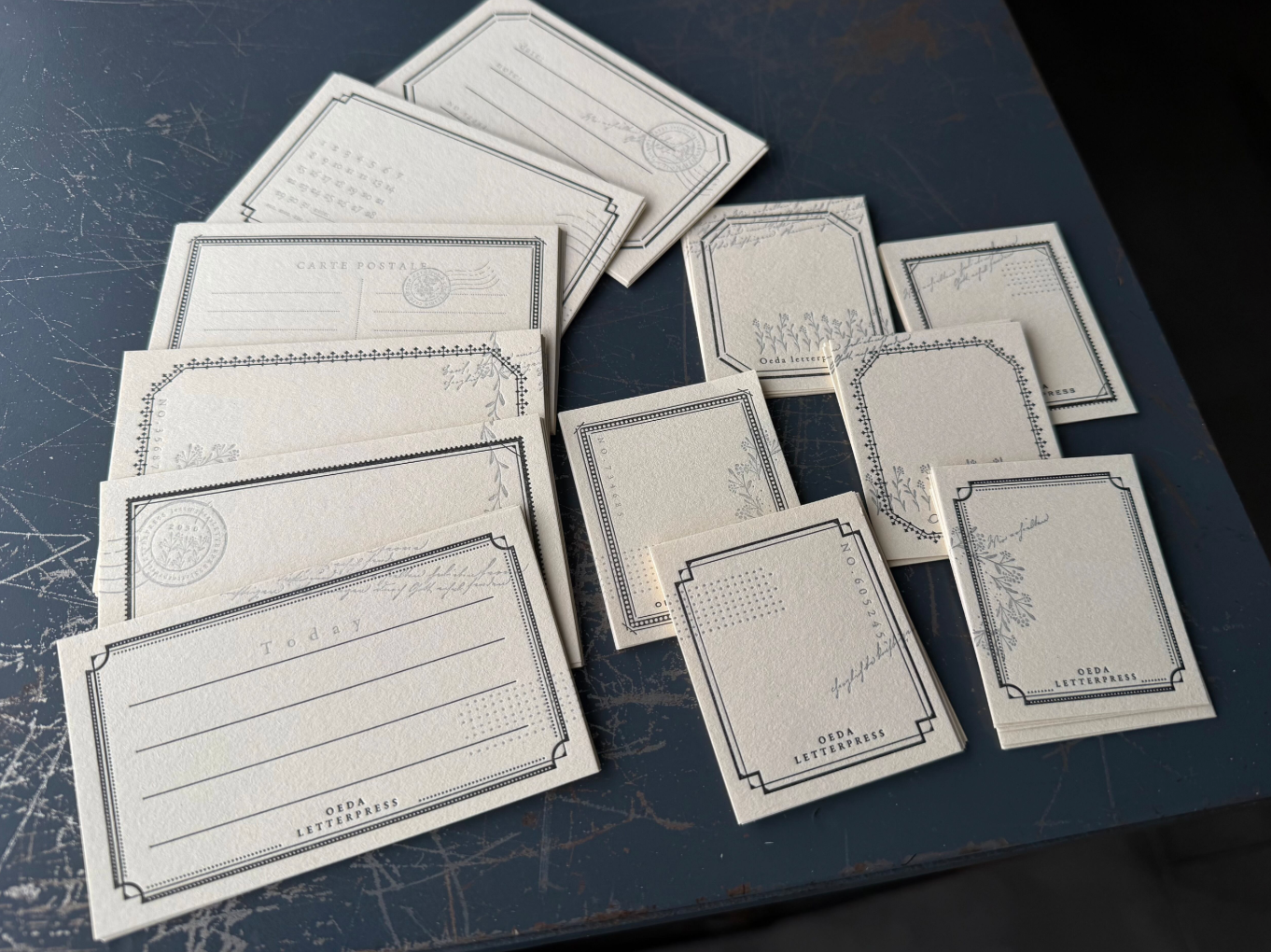 "NEW" Limited Edition  Assort card set / mellow Black（カード12種×6枚 計72枚入り）