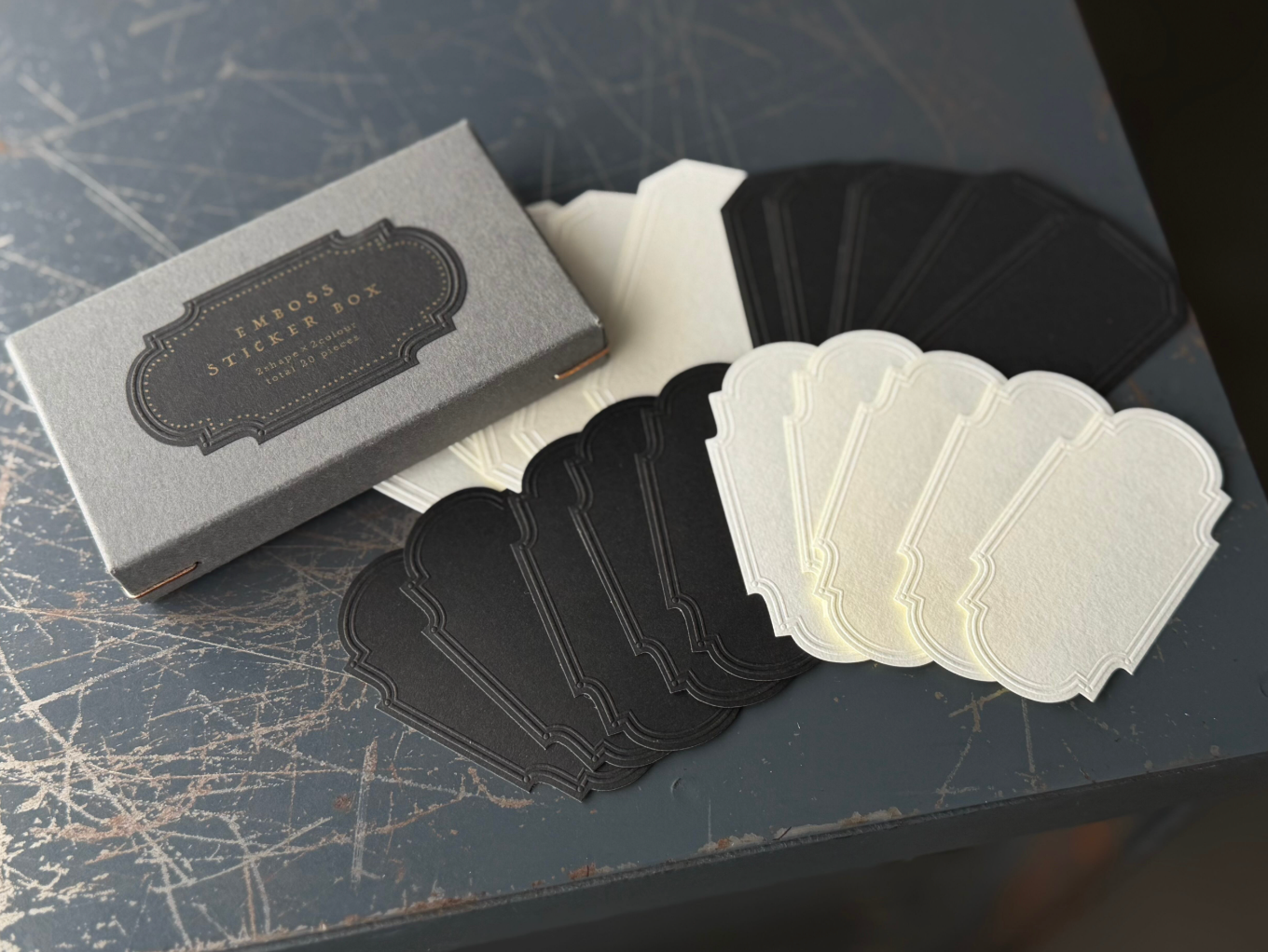 "NEW" ENBOSS STICKER BOX